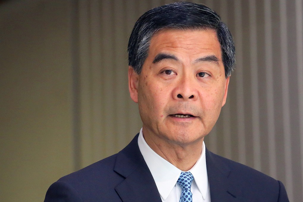 Leung said that social order in Hong Kong must return to normal to protect the city’s standing as a global financial hub. Photo: Felix Wong