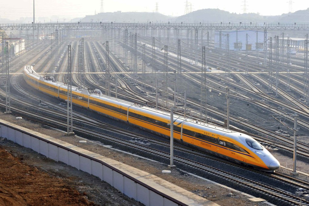 High-speed train services from Changsha to Shanghai are due to start by the end of the year, cutting the journey time from seven hours to less than five. Photo: Reuters