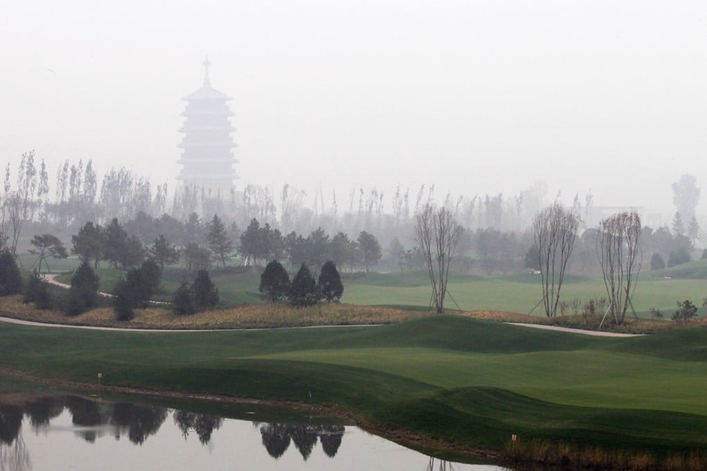 Beijing is battling to keep the Apec venue, Yanqi Lake, clear from smog despite its proximity to the capital. Photo: Simon Song