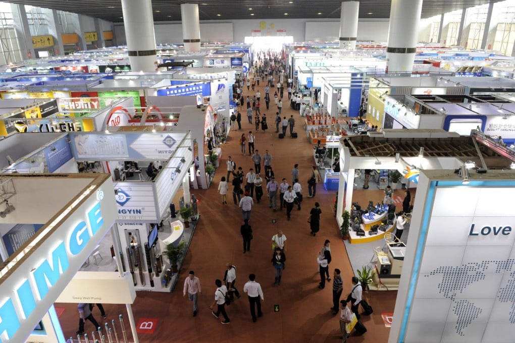 The number of buyers at the Canton Fair was down 1.07 per cent from the spring session, with those from Africa falling 13.77 per cent due to the Ebola virus. Photo: Xinhua