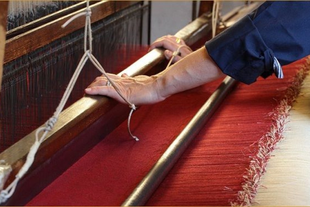 European fabric looms