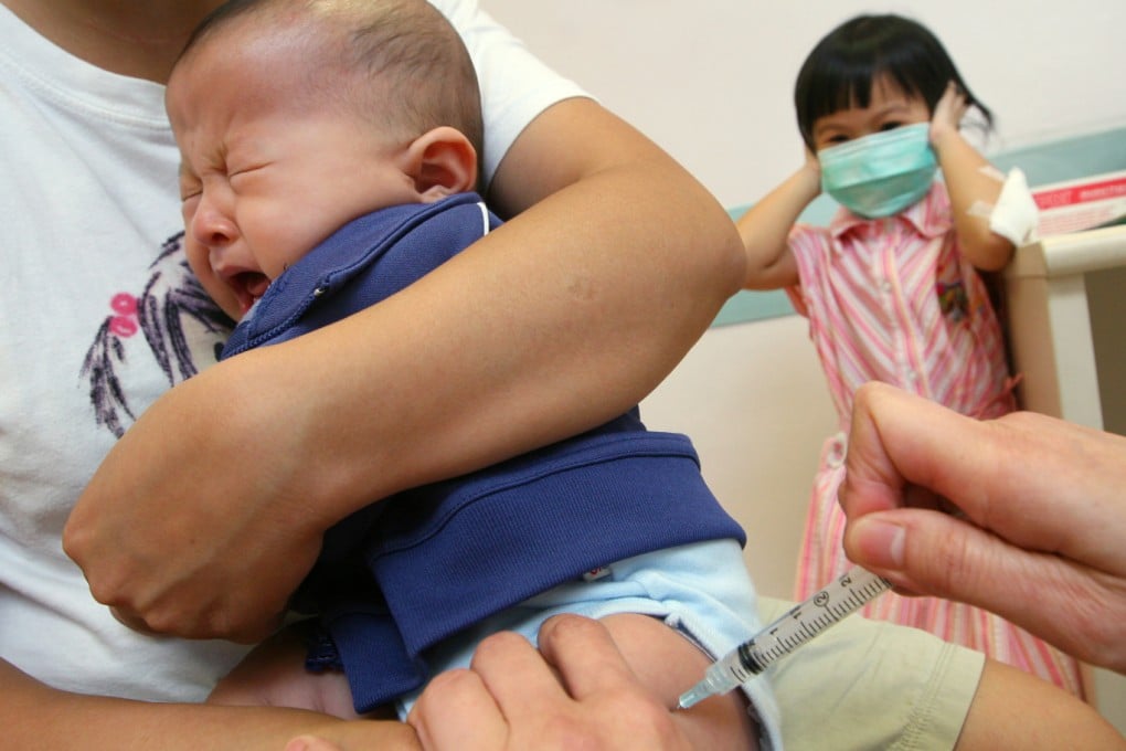 A paediatrician has been issued a warning letter and reprimanded by the Medical Council for injecting a one-year-old child with the wrong vaccine. Photo: Sam Tsang