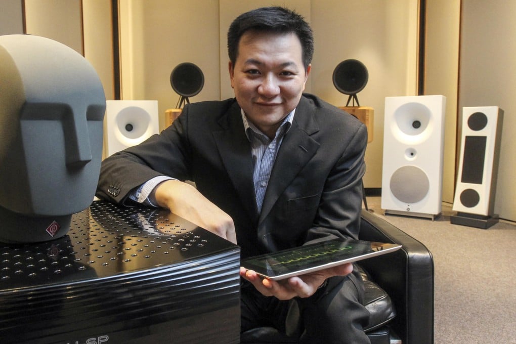 Lam Wai-shan and his BACCH system. Photo: May Tse