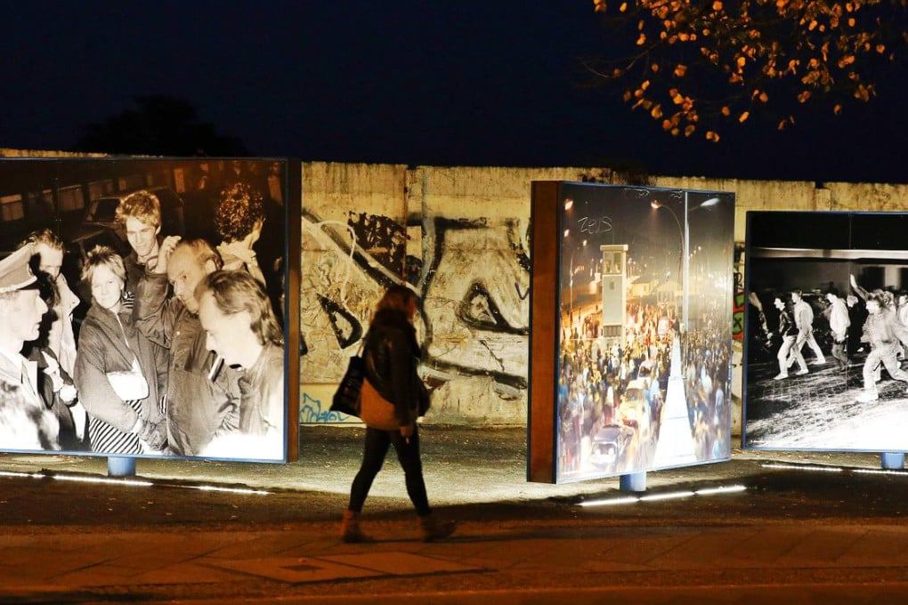 Harald Jaeger took the decision to open the Berlin Wall at Bornholmer Strasse, the scenes captured in this display. Photo: Reuters