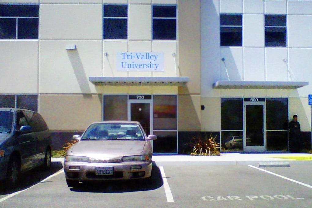 Susan Su Xiao-ping, founder and president of Tri-Valley University (above) in the San Francisco Bay area, made US$5.6 million by charging hundreds of foreigners for visa-related documents that allowed them to live and work in the US.