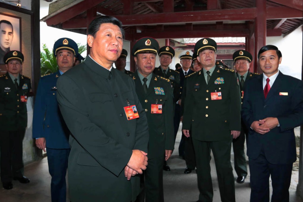 President Xi Jinping visits the venue of the historical Gutian Meeting. Photo: Xinhua