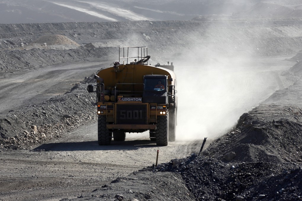 A water drives off a coal mine in Mongolia as Mongolian Mining, the nation's largest miner of coking coal sold to China, moves a step closer to a rights issue. Photo: Bloomberg