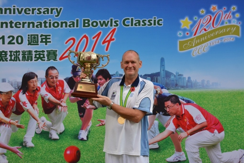 Scotland's Robert Grant with his spoils of victory. Photo: SCMP Pictures