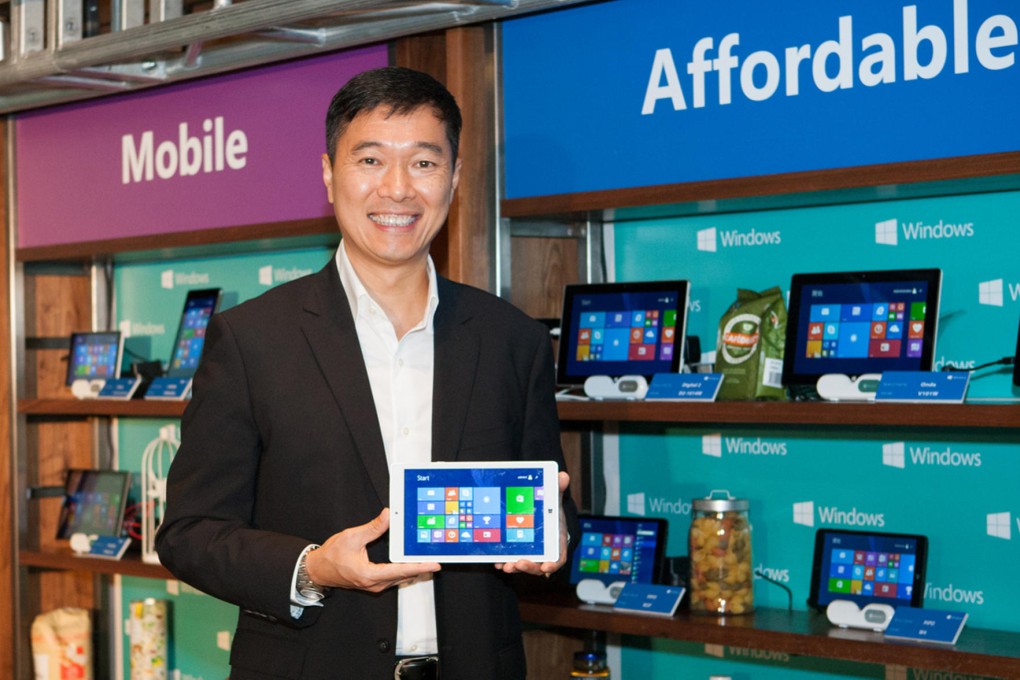 Horace Chow says Microsoft has a technology team in Shenzhen to ensure quality control on the Windows devices. Photo: SCMP