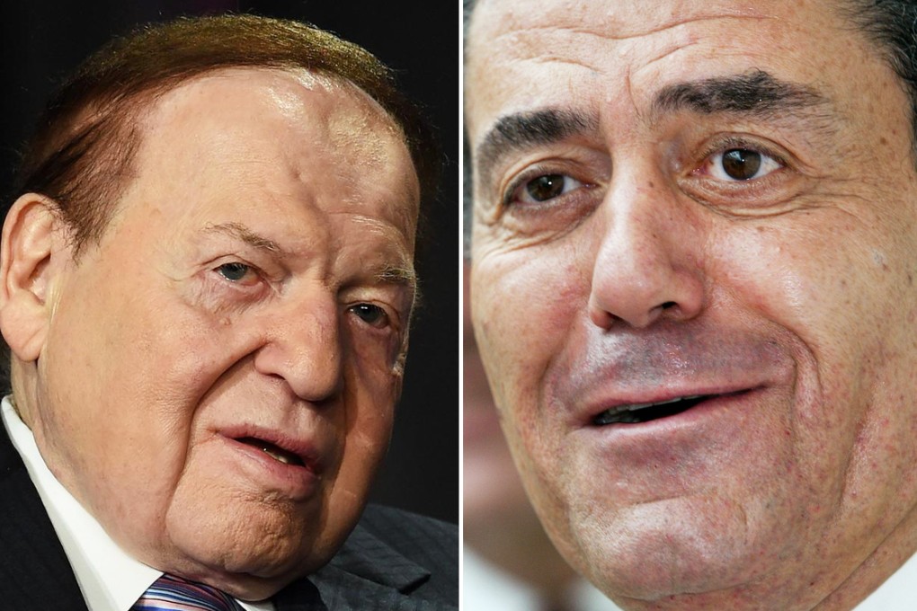 Political bankrollers Sheldon Adelson (left) and Haim Saban. Photos: AFP, Reuters