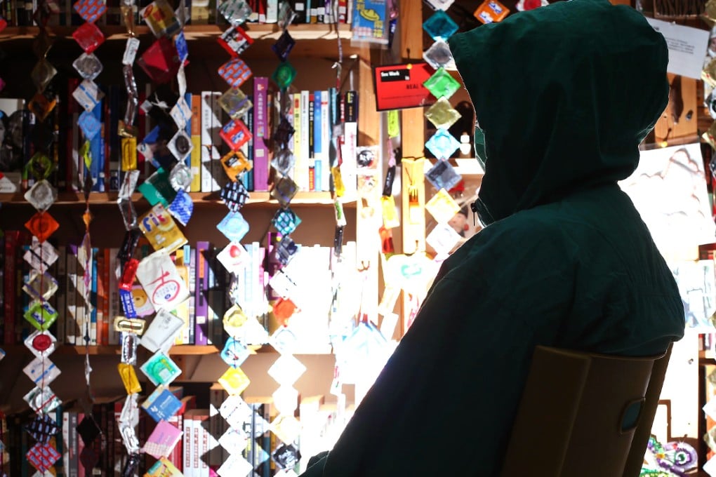 A prostitute in Prince Edward, where the sex industry is thriving and where the local support group Zi Teng has its offices. Photo: K.Y. Cheng