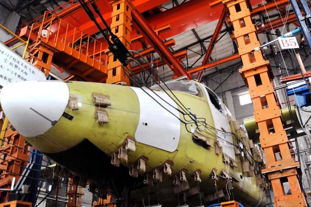 Sources say Avic's export will be the Y-12F, a 19-seat turboprop transport aircraft made by Hafei Aviation. Photo: China Foto Press