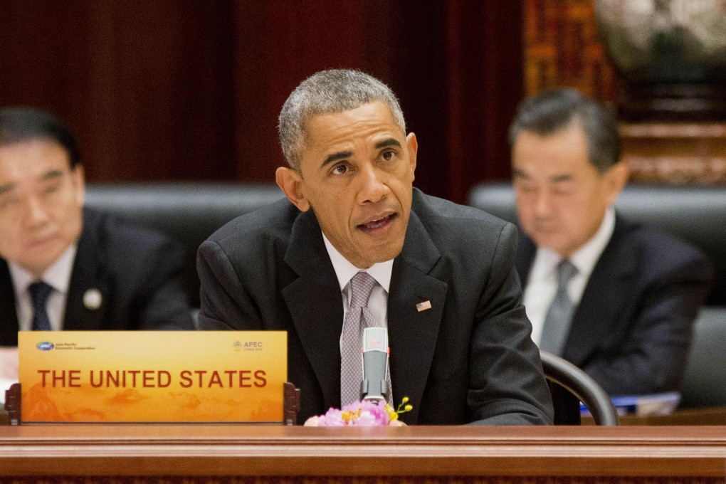 United States President Barack Obama (above) holds one-on-one talks in Beijing with his Chinese counterpart, Xi Jinping.