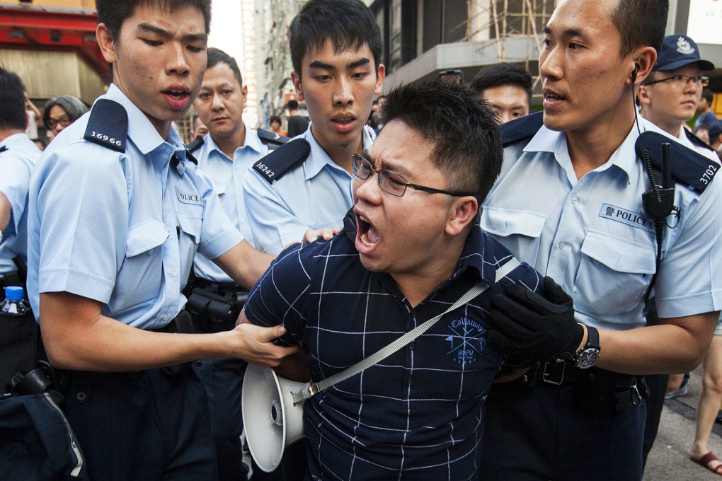 More than 320 people have been arrested over the Occupy Central protests. Photo: EPA