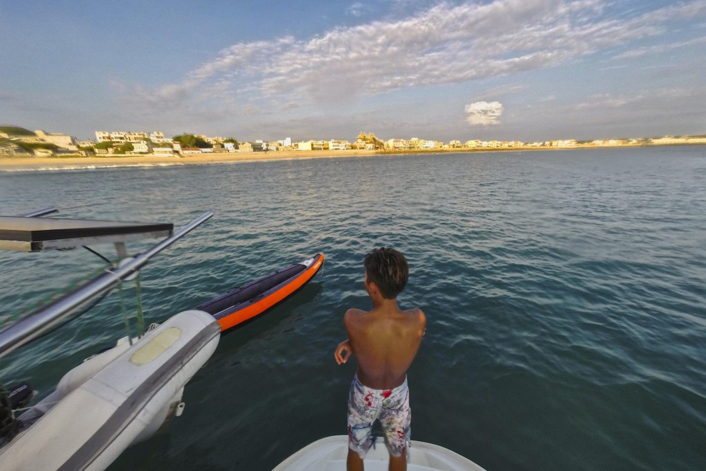 Shangsui beach, in the Penghu Islands