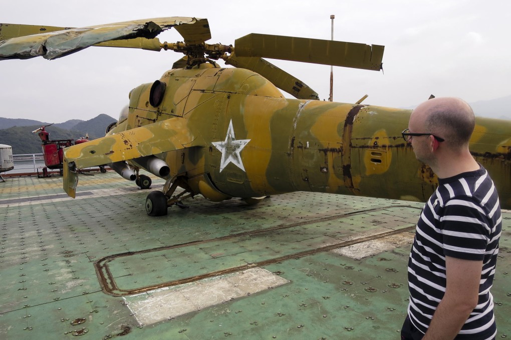 A helicopter exhibit sums up the Minsk World experience. Photos: Cecilie Gamst Berg