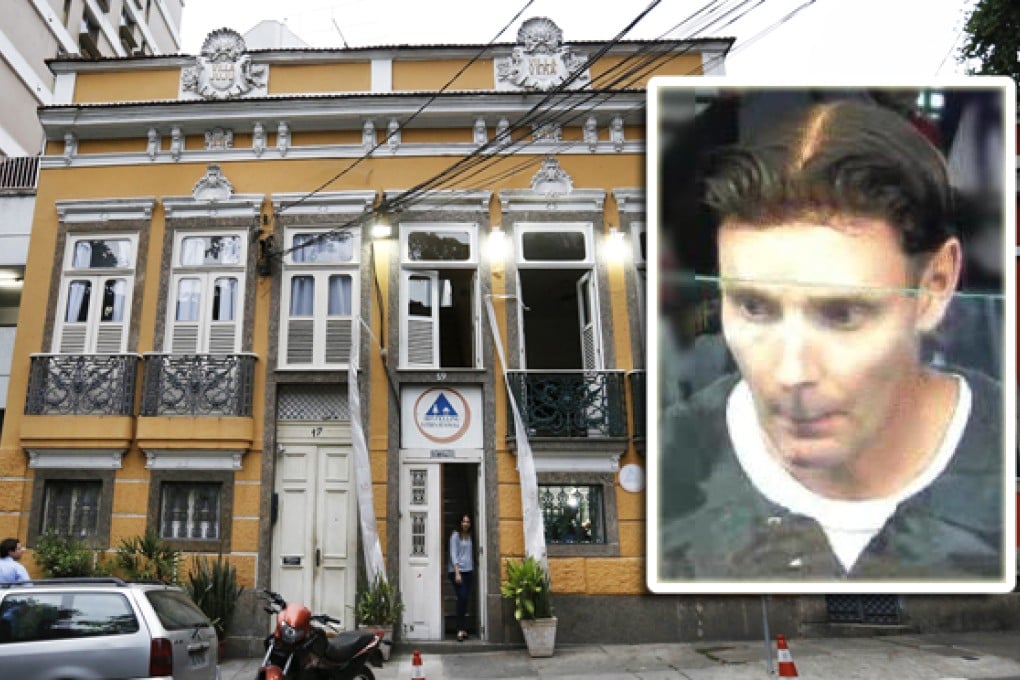 The Cidade Maravilhosa Hostel where New Zealand citizen Phillip John Smith (inset) was arrested by federal police in Rio de Janeiro, Brazil. Photos: AP, EPA