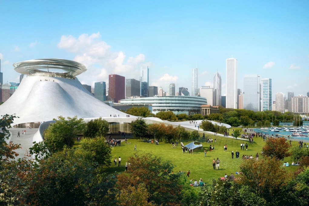 Star Wars creator George Lucas will fund the construction of the Lucas Museum of Narrative Art (artist's impression, above) proposed for Chicago. Photos: AP, MCT