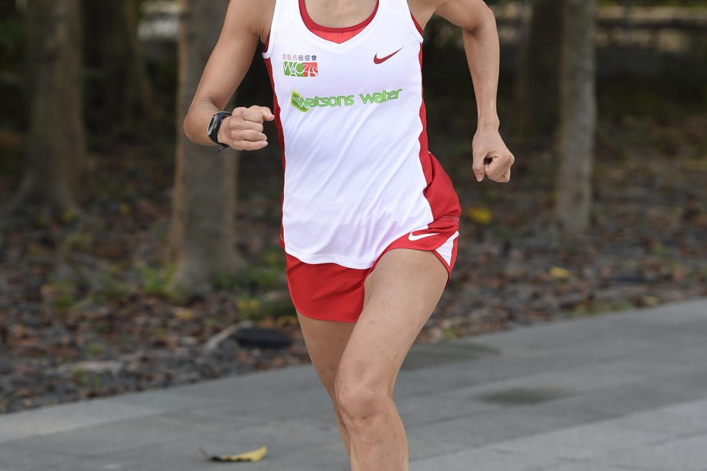 Chan recently finished first in the women's veteran 45-age group race in Frankfurt, Germany. Photo: Richard Castka
