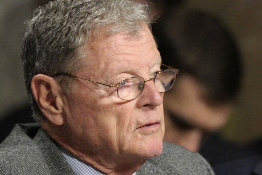 Senator James Inhofe said the Bible had refuted climate change.