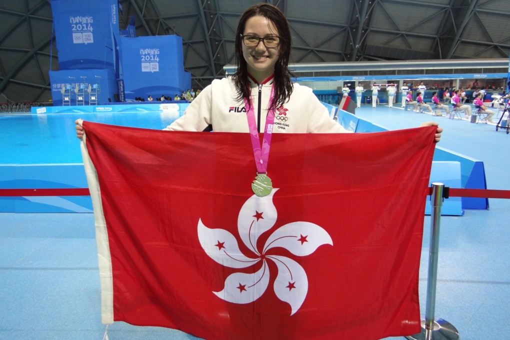 Swimmer Siobhan Haughey wins Hong Kong's first medal at the Nanjing Youth Olympic Games after finishing second in the women's 200m individual medley. Photo: Kevin Kung