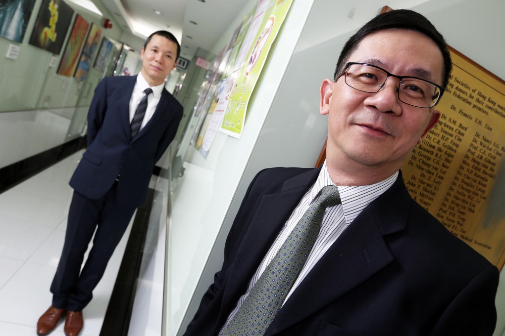 Psychologists Ephraem Tsui (right) and Charles Pau.