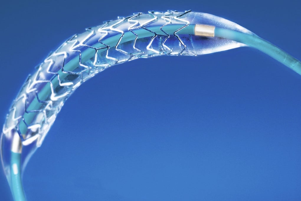 This undated image provided by Boston Scientific shows the drug-coated Taxus Express Paclitaxel Eluding Coronary Stent System. Photo: AP
