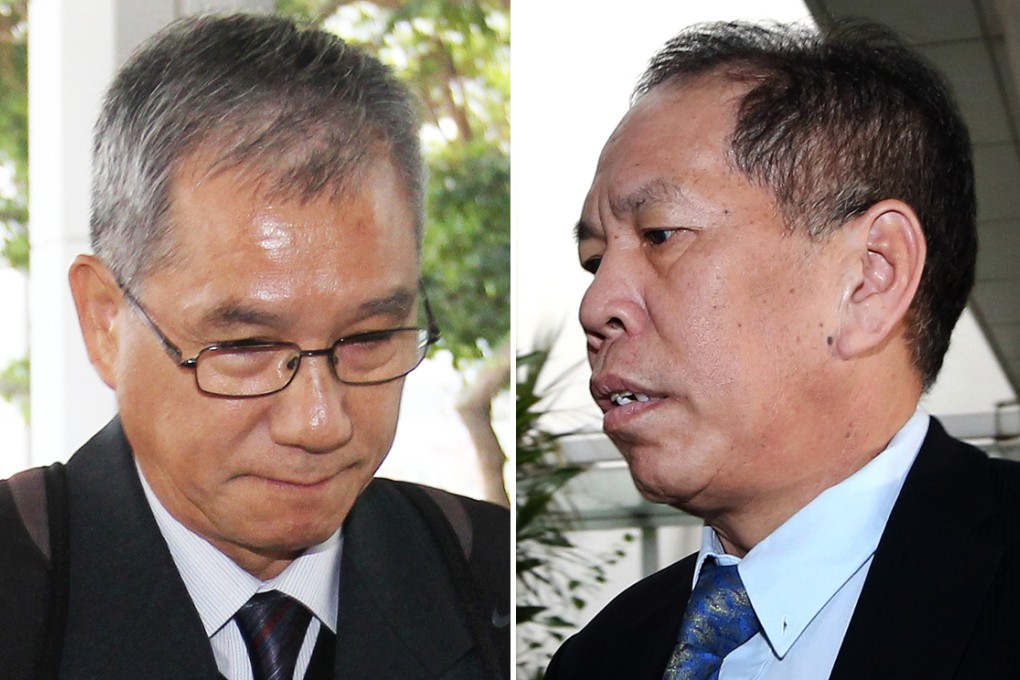 Chow Chi-wai (left), 58, coxswain of Lamma IV and Lai Sai-ming (right), 56, coxswain of Sea Smooth. Photos: May Tse, Sam Tsang