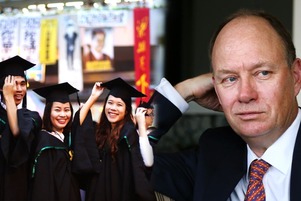 Consul general Nikolaus Graf Lambsdorff praised the city's young people as "impressive". Photo: Jonathan Wong, Sam Tsang