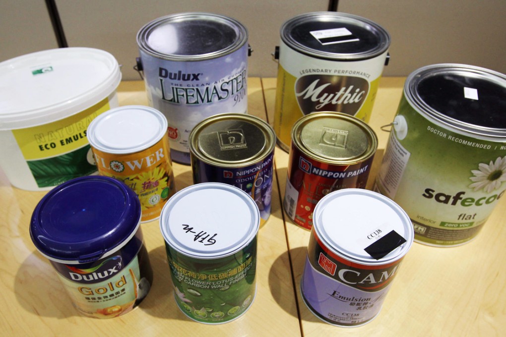 Emulsion paints had some heavy metals. Photo: Edward Wong