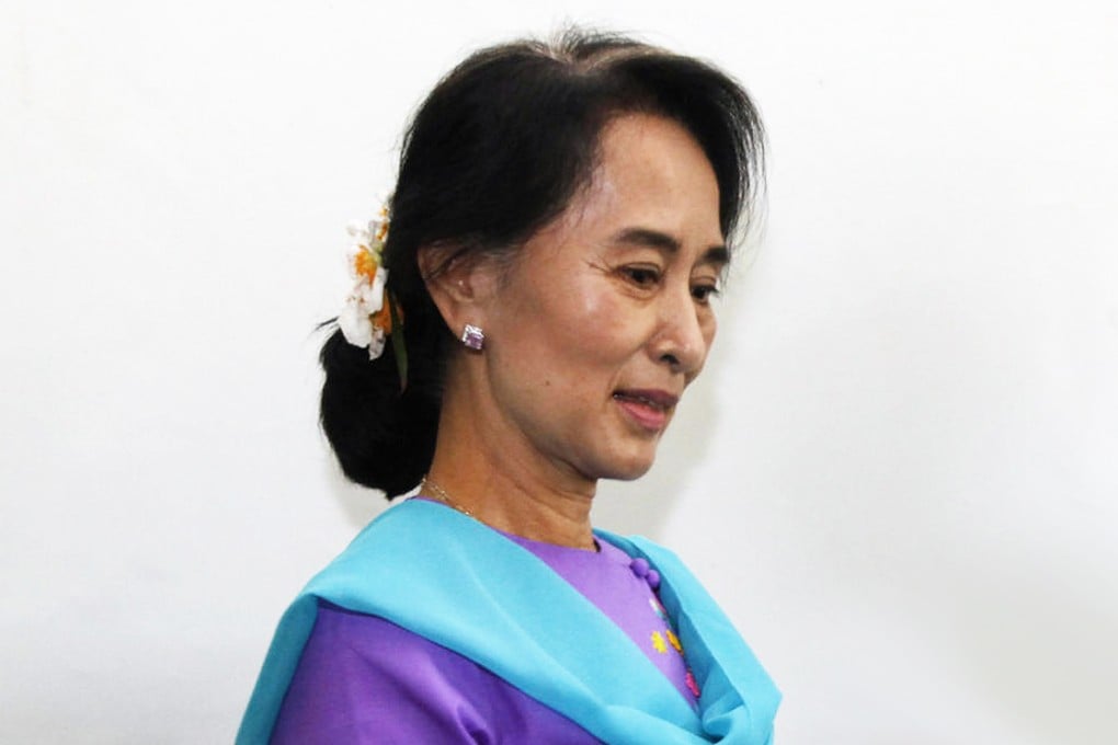 Myanmar's constitution bans those with a foreign spouse or children. Aung San Suu Kyi's late husband and two sons are British. Photo: AP