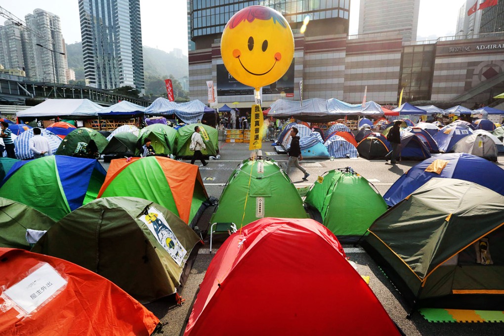 Some protesters ruled out any moves to end their blockades, saying it would be a "show of weakness" after eight weeks of the campaign. Photo: Felix Wong