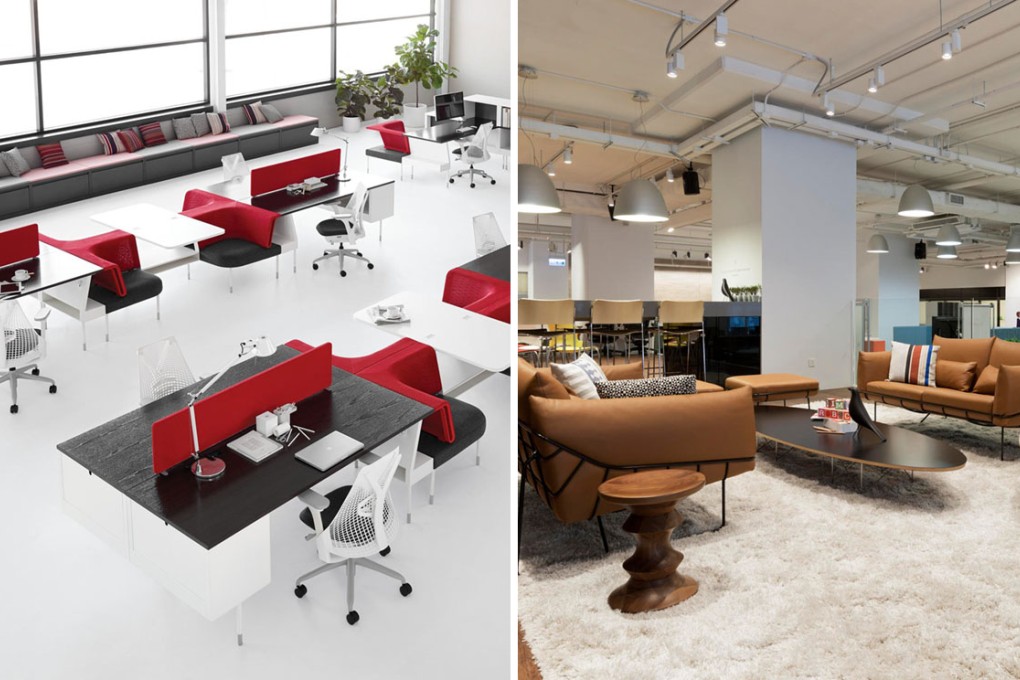 Through a division of zones of activity, the Living Office design concept helps workers increase productivity and encourages "purposeful interaction". Photos: Herman Miller