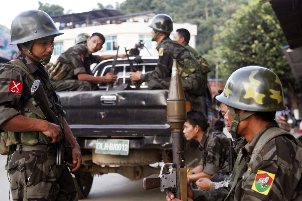 Soldiers of the Kachin Independence Army. Photo: AP