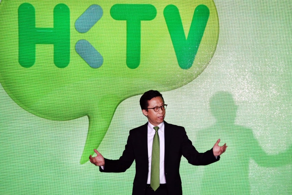HKTV Chairman Ricky Wong said placing ads in HKTV programmes had an advantage of tracking potential customers. Photo: Jonathan Wong
