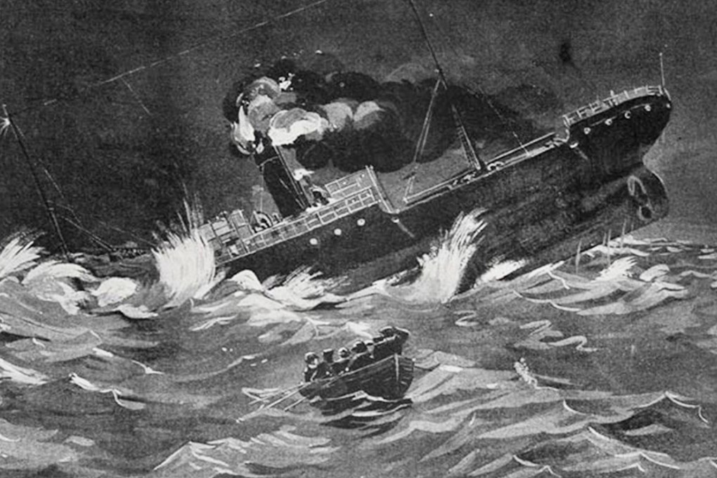 A painting of the SS Ventnor going down off the Hokianga Heads in New Zealand in 1902. Photo: SCMP