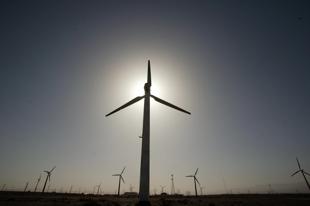 Meeting Xi's promise will require the equivalent of 500,000 wind turbines. Photo: Bloomberg