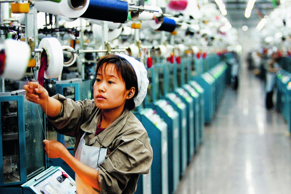 The mainland uses minimum wages to influence private-sector pay cheques as part of its strategy to boost consumption and reduce inequality. Photo: AP