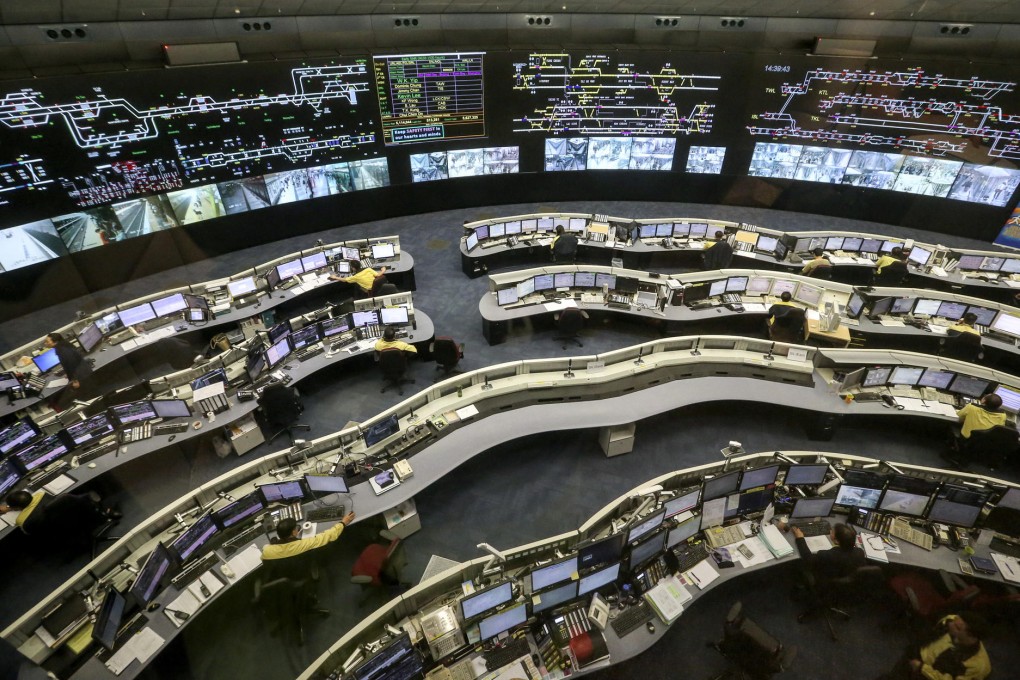MTR control centre in Tsing Yi.
