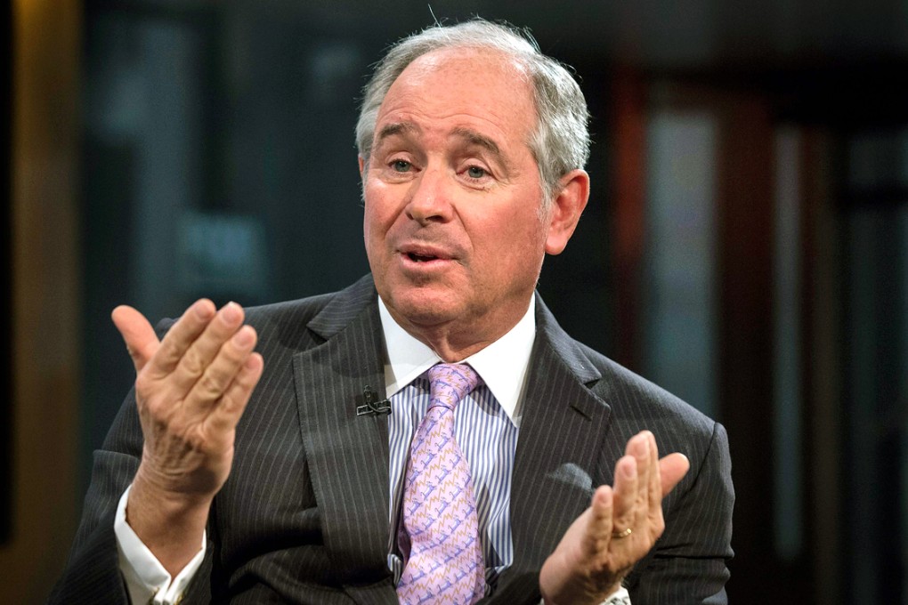 Stephen A. Schwarzman, Chairman and Chief Executive Officer of The Blackstone Group, speaks during an interview in New York in this file photo from February 27, 2014. Photo: Reuters