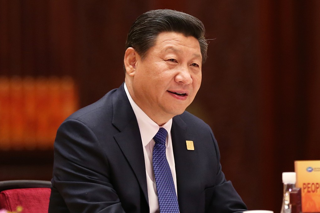 China's President Xi Jinping delivers opening remarks at the APEC leaders' meeting in Beijing. Photo: Xinhua
