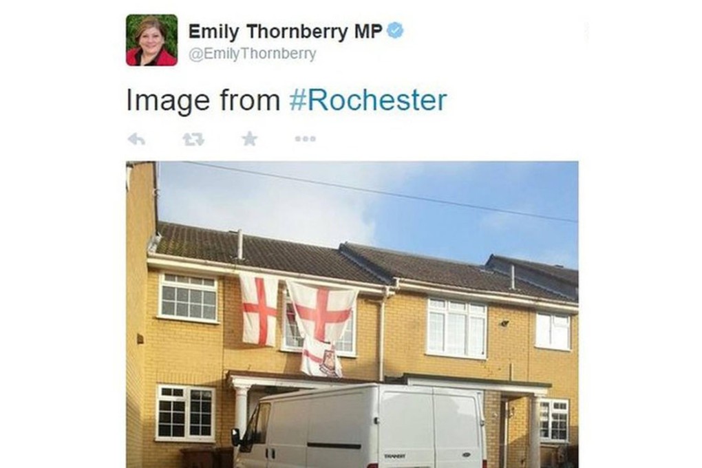 Emily Thornberry's "mocking" photo post. Photo: Twitter