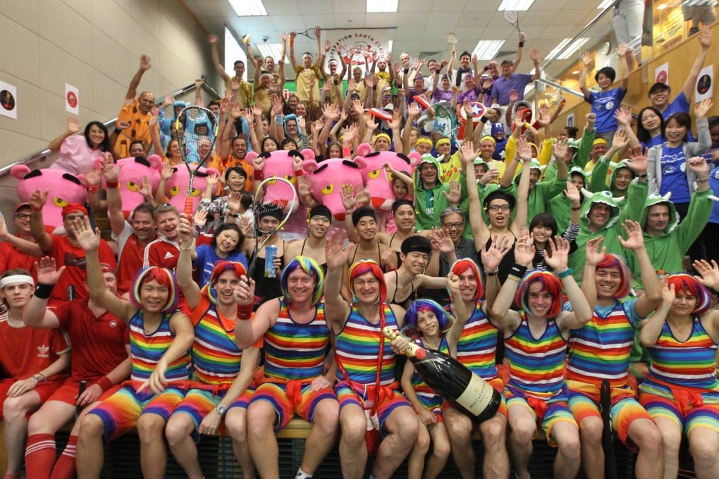 Some 140 players took part in the Wing Ding squash tournament at the Football Club in Happy Valley. Photo: Edward Wong