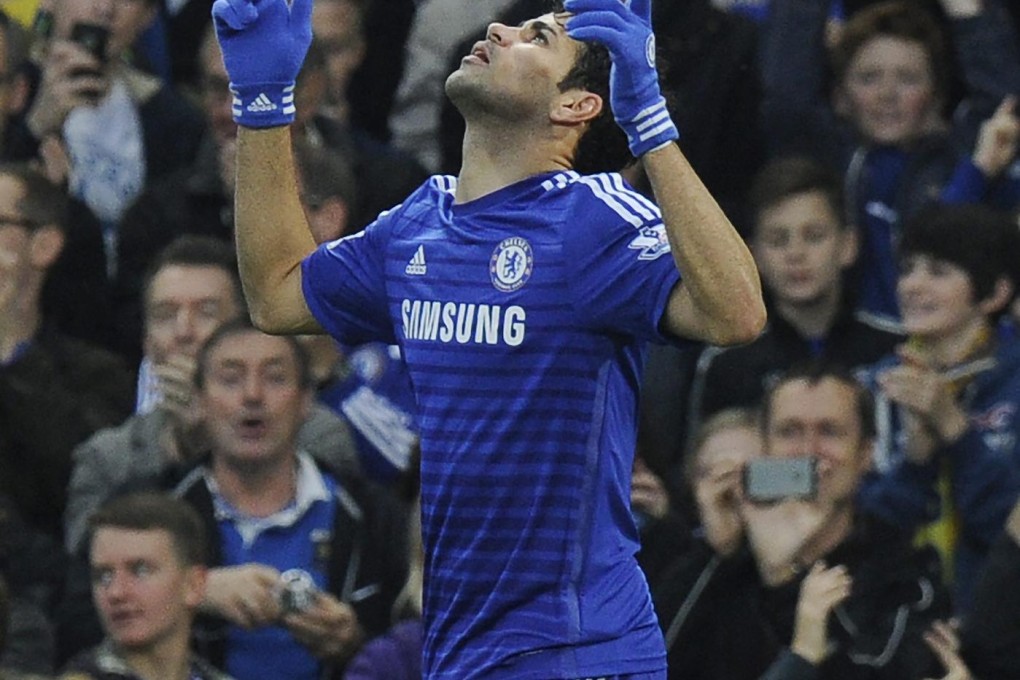 Diego Costa has been prolific so far and took his 11th goal of the campaign beautifully as his team eased to a 2-0 win. Photo: EPA