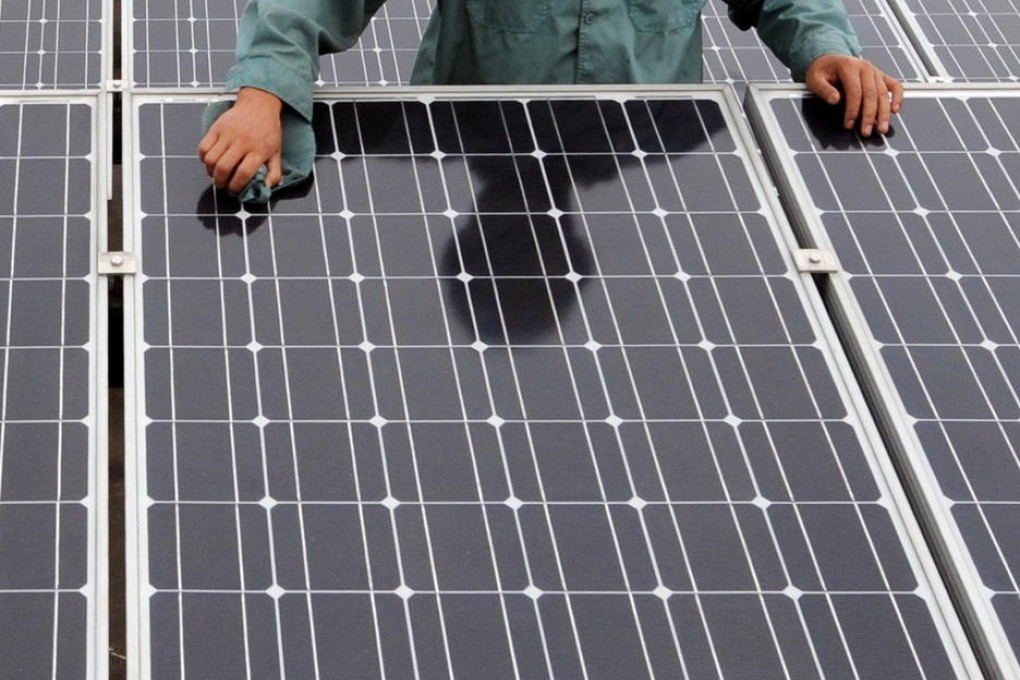 In the remote mainland regions, new solar farms need to be connected to long-distance power transmission lines. Photo: Xinhua