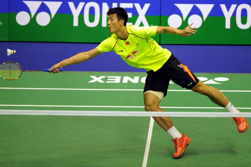 World No 2 Chen Long lost to sixth-seeded South Korean Son Wan-ho in the men's singles final of the Yonex-Sunrise Hong Kong Open. Photos: Xinhua