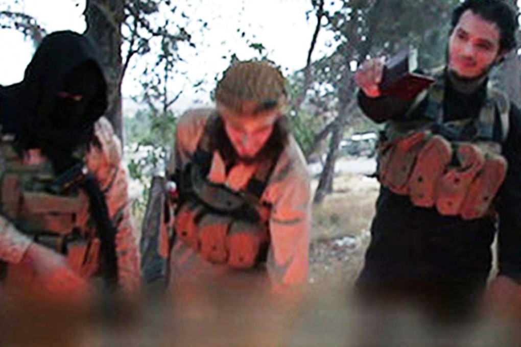 One of three Islamists seen in an Islamic State propaganda video last week grew up in a village in southern France. Photo: SCMP Pictures