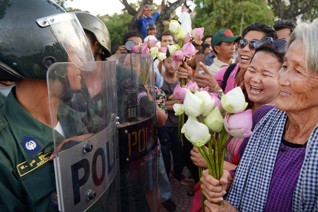 Nget Khun, or "Mommy", before she was jailed. Photo: AFP