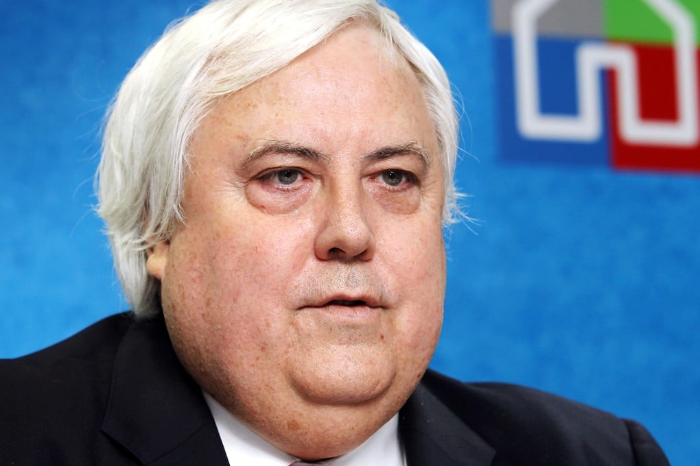 Mining magnate cum politician Clive Palmer. Photo: Edward Wong