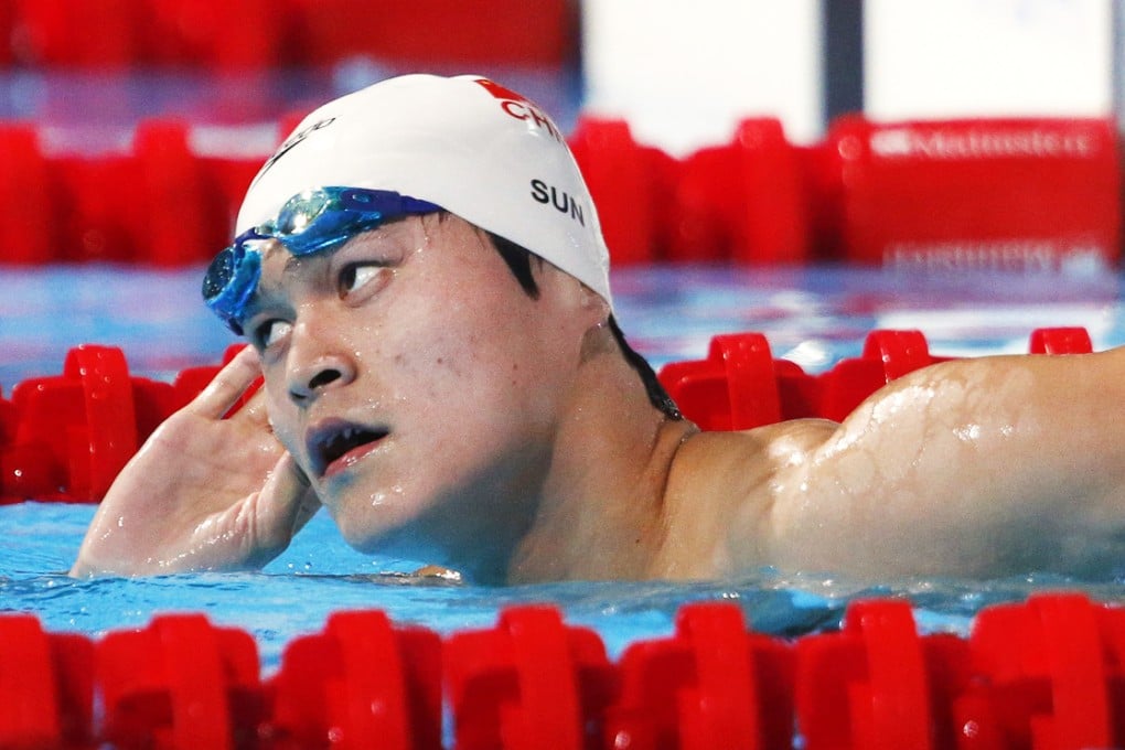 Sun Yang received a three-month ban in July, authorities revealed. Photo: Reuters